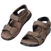 JOMIX Sandali Sportivi Uomo con Chiusura a Strappo Sandali da Camminata Comodo in Pelle Sintetica Scarpe Aperte Casual per Estate e Tempo Libero