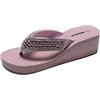 JOMIX Infradito Donna Eleganti Ciabatte Zeppa Casa Mare Piscina