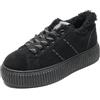 JOMIX Sneakers Invernali Donna Scarpe da Ginnastica Calda Pelliccia | Inverno Imbottite Morbido Sportive, Antiscivolo Comode Casual, Eleganti Leggere, Suola 4,2 cm in PVC