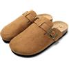 JOMIX Sabot Donna Eleganti Punta Chiusa Suola Sughero MD2438