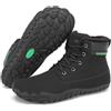 SAGUARO Scarpe Barefoot Uomo Invernali Calde Impermeabili