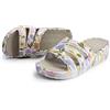JOMIX Ciabatte Donna Zeppa 5 cm Pantofole Estive in Gomma EVA Antiscivolo Leggere Stampa Floreale per Casa Mare Piscina Doccia