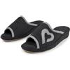 JOMIX Ciabatte Donna Estive Aperte in Spugna con Zeppa Bassa 3.8 cm | Pantofole da casa traspiranti con punta aperta, inserto in sughero e suola antiscivolo; leggere e morbide per l'estate