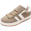 JOMIX Sneakers Donna Basse Scarpe Casual Sportive Platform Vintage | Scarpe da Ginnastica in basse, suola PVC da 3cm e lacci larghi, comode per camminare e uso quotidiano