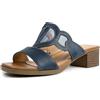 JOMIX Sandali Donna Estivi con Tacco Largo Comodo Ciabatte Eleganti Aperte Mule Casual Chic per Ufficio Passeggio Vacanze e Tempo Libero