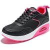 JOMIX Scarpe Basculanti Donna Scarpe Dimagranti Fitness Camminata Passeggio Ginnastica Comode Leggere Zeppa Ergonomica Ammortizzata Antiscivolo Traspirante Chiusura a Lacci SD9133