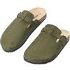 JOMIX Sabot Uomo Ciabatte con Fibbia Zoccoli Pantofole Chiuse Scarpe da Giardino Sandali con Sottopiede in Sughero Antiscivolo Leggere Comodo da Casa