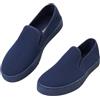 JOMIX Scarpe Slip On Uomo in Tela Sneakers Casual Senza Lacci | Scarpe uomo in tela traspirante, senza lacci, elastico e suola flessibile in PVC, tacco piatto alto 2,5 cm