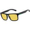 LEDING&BEST Occhiali da Sole da Uomo Donna Polarizzati UV400 Pesca e Guida | Più colori,Leggero,montatura quadrata, lenti polarizzate TAC-HD,per sport,viaggi,golf,trekking,baseball,climb,beach,party