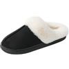 JOMIX Pantofole Donna Invernali Comode Ciabatte Pelose Calde Scamosciata | Pelliccia Sintetica, Memory Foam Imbottito, Suola Antiscivolo, Interno Morbide, Perfetta per Casa