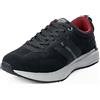 LEOSS ORIGINAL Scarpe da Ginnastica Uomo Sneaker con Lacci Scarpe da Città Scarpe da Escursionismo Casual Scarpe da Walking in Pelle Sportive