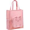 LJCZKA Borsa Tote Gatto con Cerniera Ragazza Donna, Borsa per Libri Scuola con Tasche Tote Bag Grande Capacità per Viaggi Lavoro Spiaggia