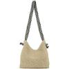 Syrads Borse di paglia Borse Borsa a tracolla Tasca Casual Tessuto Borse da spiaggia Estate Tote Bags