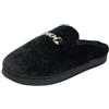 JOMIX Pantofole Donna Invernali in Peluche Eleganti Antiscivolo | Ciabatte da Casa, Tomaia in Peluche, Fodera Comode e Calda, Suola TPR Morbida, Tacco 2.5cm