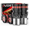 OUSHI W5W T10 LED Lampadina, Canbus Sensa Errore 194 168 2825 501 12V Lampadine Di Ricambio Interni Auto Dome Map Door Luci Targa Di Cortesia, Rosso Brillante (Confezione Da 4)