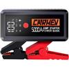 CARHEV Booster Avviamento Auto, 5000A Avviatore Batteria Auto (Fino a 10L Benzina/10L Diesel), 12V Avviatore Emergenza per Auto con Grande Display LCD e Torcia LED, Starter batteria auto con QC3.0