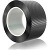 flintronic 5cm*10m 3D Adesivo Carbonio Fibra in Vinile, Pellicola Adesiva per Auto Nero Wrapping Pellicola, per parti della carrozzeria dei veicoli paraurti, per Auto e Moto,Car