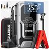 DYEETIC Avviatore Batteria Auto 8000A con Compressore 150PSI, Booster Avviamento per 12V Auto/Motor (All GAS e 12.0L Diesel), Jump Starter Power Bank Avviatore Emergenza con Torcia, Cavi di Avviamento