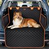 JOEJOY Telo Auto per Cani con Protezione Laterale e Paraurti, Telo Macchina per Cani Universale Antiscivolo Resistente ai Graffi per Station Wagon, Furgoni e SUV