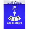 GUTE LINES Disco Orario Parcheggio, Disco Ora di Arrivo 8-20, Disco Orario Europeo Unificato (14.8 x11.5cm)