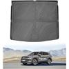 LANGBEAN TPE Tappetini per Bagagliaio per VW Tiguan 3 MHEV/PHEV 2024-2026 | Vasca Baule Originale, Protezione Baule con Bordo Alto, Tappeto Bagagliaio Posteriore, Antiscivolo e Impermeabili Accessori