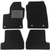 ASC Tappetini Auto Compatibili con Ford Focus III Serie 2011-2018, Moquette con Bordo Antiscivolo, Battitacco in Gomma/PVC