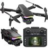 lanvansrc F417PRO Mini Drone con Telecamera HD Regolabile, Telecomando a Schermo LCD, Motore Brushless, Ricarica Rapida Type‑C, Giocattolo Drone per Principianti Bambini Adulti, Regali per Ragazzi Ragazze