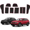 ECOZEN Tappetini in Gomma Antiscivolo per VW Tiguan 3 2024 2025 impermeabili antiscivolo Tappeto Antiscivolo VW Tiguan 3 Accessori per Console Centrale Portabicchieri Scatole di Archiviazione Cuciture