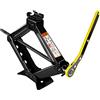 YAOBLUESEA Cric Auto,Car Jack Scissor Jack Sollevatore Carrello con Sollevamento a Cricchetto, Auto Cambio gomme Attrezzo Sollevatore a Forbice Manovella PKW/SUV/MPV Attrezzo 1.5T