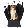 CAIXINYI Coprisedile Auto Per Cani, Impermeabile e antiscivolo, Telo Macchina Per Cani,Telo Auto Per Cani con protezione laterale e finestra trasparente, Adatta per SUV, berline e furgoni - 137x147 cm