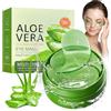 gelpretty 60 Pcs Maschera Occhi di Aloe Vera, Patch Contorno Occhi con Acido Ialuronico, Patch Occhiaie e Borse Contorno Occhi Idratante, Migliora e Rassoda la Pelle degli, Donne e Uomini
