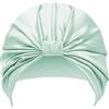 townssilk 100% Seta di gelso, Cappello da Notte da Donna, 16 Momme, in Seta, Ideale per i Capelli, Protegge i Capelli, Cappello da Notte in Seta,Popolare,LightGreen