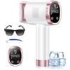 Beauris 21J Epilatore Luce Pulsata con Raffreddamento a Ghiaccio 8°C,Epilatore Laser a 9 Livelli e Luce Rossa 600NM,Epilatore a Luce Pulsata Touchscreen per Uomini,Donne,Viso,Braccia,Zona Bikini,Corpo Corpo