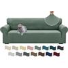 Ystyle Copridivano 4 Posti Con Braccioli, Super Elasticizzato Copri Divano, Copridivano Antigraffio Gatto, Copridivani Antiscivolo Antimacchia, Universale Sofa Cover Moderno, Verde Chiaro