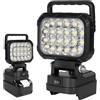 AUAUY Faro LED Ricaricabile per Makita Batteria 18V, Faretto 72W 5400LM | Due Porte USB, Modalità 2 Luminosità, per Garage, Emergenza, Pesca, Senza Batteria