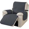 Ystyle Copripoltrona Relax Reclinabile Grande 1 Posto, Grigio Scuro | Copridivano 1 Posto Elettrica Salvadivano Antigraffio, Copri Poltrona Elettrica Reclinabile con Braccioli con Fascia Elastica