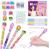 MOMUSE Laboratorio Delle Penne, Kit Creare Penne Fabbrica | Make your own penne con decorazioni colorate, Kit Lavoretti Creativi per Bambini, Regalo 6 7 8 9 10 Anni