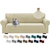 Ystyle Copridivano 3 Posti Con Braccioli, Super Elasticizzato Copri Divano, Copridivano Antigraffio Gatto, Copridivani Antiscivolo Antimacchia, Universale Sofa Cover Moderno, Beige Chiaro