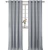 YSTELLAA Tende Oscuranti Per Interni 2 Pezzi, 140×300cm, Grigio Chiaro | Tende termiche moderne effetto lino per interni con anelli, isolanti freddo/caldo e fonoassorbenti