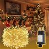 SALCAR Luci Natalizie LED a Grappolo 5m 200 LED su Filo di Rame, Impermeabile con 8 Modalità, Timer e Memoria, per Interno Esterno Giardino Albero di Natale Matrimonio, Bianco Caldo