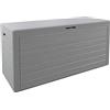 CASARIA Baule da Esterno XXL 280L 116x43x55cm | Effetto Legno, Cassapanca, Richiudibile, Box Utensili, Multibox, Contenitore Cuscini, Bauli da Giardino, Portaoggetti