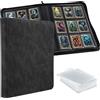 Wigearss Raccoglitore Album di Carte da Collezione per 216 Toploader, 9 Tasche con Custodie Rigide 3"x4" per Pokemon, Magic, Yugioh, MTG, TCG