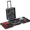 MONZANA® Cassetta Attrezzi Completa 1050 Pezzi Trolley Portautensili Ruote Valigia Kit da Lavoro Valigetta in Alluminio Set Attrezzi Chiavi Brugole