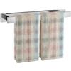 Eolax Portasciugamani da bagno, barra portasciugamani in acciaio inox da 50 cm per asciugamano grande, forte autoadesivo/viti montaggio a parete, antiruggine, porta asciugamani per bagno e cucina (cromato)