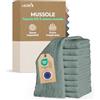 Laleni Mussole Neonato 70x70cm Set da 10 - Asciugamani in Cotone Morbido per Pelli Sensibili - Lavette Extra Assorbenti, Quadrati Verde