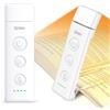 Gritin Luce per Lettura Libri a Letto, 7 LED con Clip Ricaricabile | 3 Temperature di Colore, 5 Luminosità & Oscuramento Continuo, Luce Libro Notturna per Amanti dei Libri