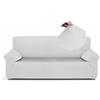 TEXTIL-HOME Textilhome Copridivano Elasticizzato 3 Posti 180-240 cm Bianco | Protegge da macchie, peli e graffi. Elasticizzata, universale, facile da applicare e con vestibilità aderente.