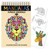 Finoly Mandala da Colorare per Bambini Creativita e Mindfulness | | Libro Mandala da Colorare Bambini Riduce lo Stress | Mandala Animali | Libri da Colorare Mandala A4 Rilegatura Spirale