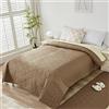 Taiyang Copridivano per Cani impermeabile, Coperta impermeabile per cani, protezione per mobili per bambini, bambini, cane, gatto, Fondo antiscivolo (Marrone Metallizzato, 208-208cm(1 Pack))