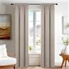 Deconovo Tende a Vetro 100% Oscuranti, 2 Pannelli, 90x210 cm, Cachi | Tende per Interni, Blackout con Tasca per Bastone, per Cucina, Camera da Letto, Ufficio e Porta Finestra